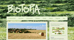 Desktop Screenshot of biotopia-greifenhagen.de