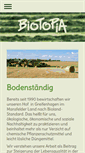 Mobile Screenshot of biotopia-greifenhagen.de