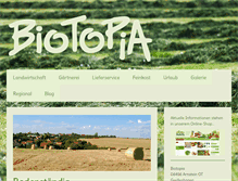 Tablet Screenshot of biotopia-greifenhagen.de